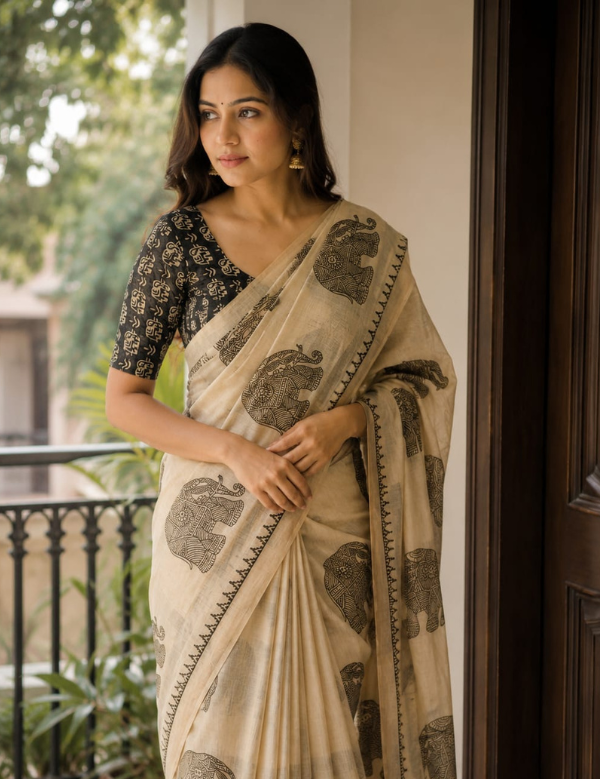Linen Sarees